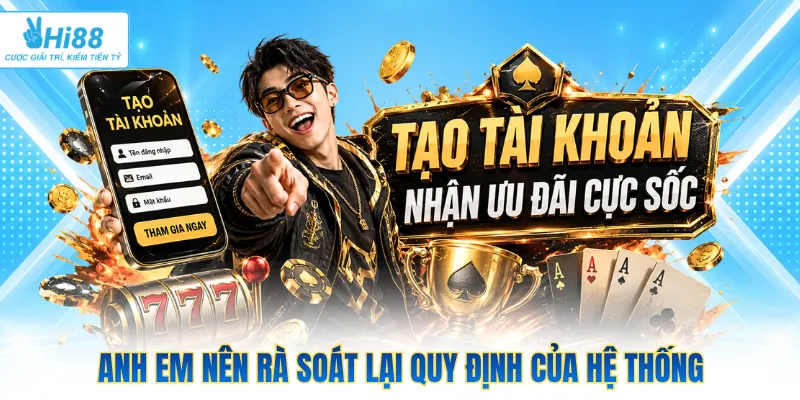 Anh em nên rà soát lại quy định của hệ thống