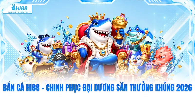 Bắn Cá Hi88 - Chinh Phục Đại Dương Săn Thưởng Khủng 2026