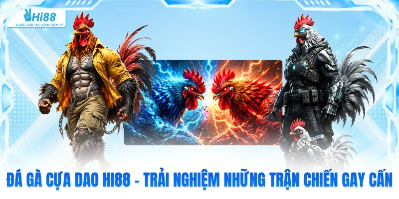 Đá Gà Cựa Dao Hi88 - Trải Nghiệm Những Trận Chiến Gay Cấn