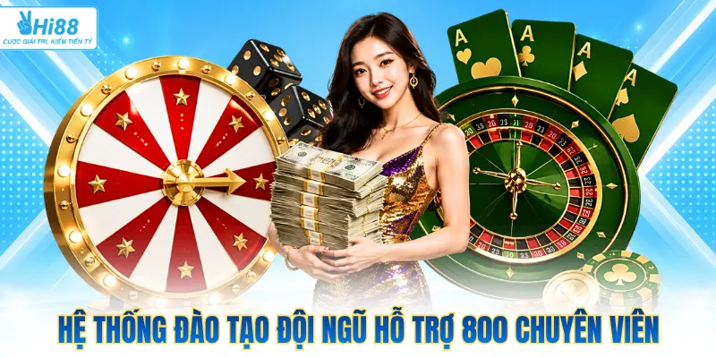 Hệ thống đào tạo đội ngũ hỗ trợ 800 chuyên viên