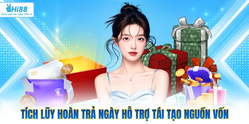 Tích lũy hoàn trả ngày hỗ trợ tái tạo nguồn vốn