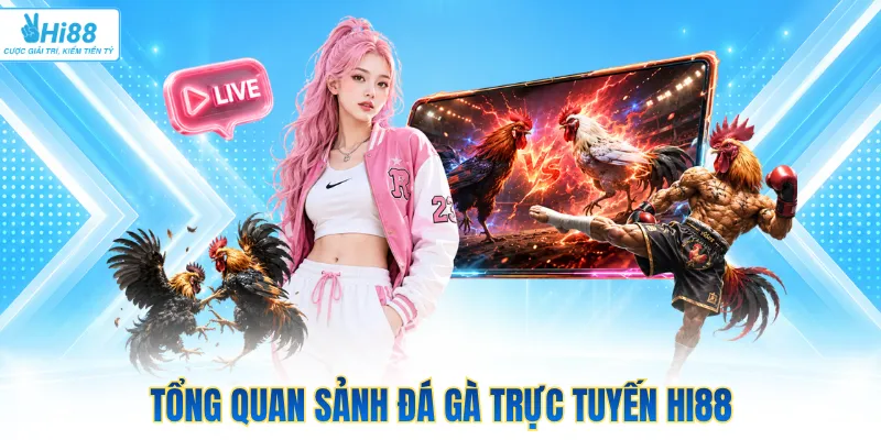 Tổng quan sảnh đá gà trực tuyến Hi88
