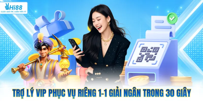 Trợ lý VIP phục vụ riêng 1-1 giải ngân trong 30 giây