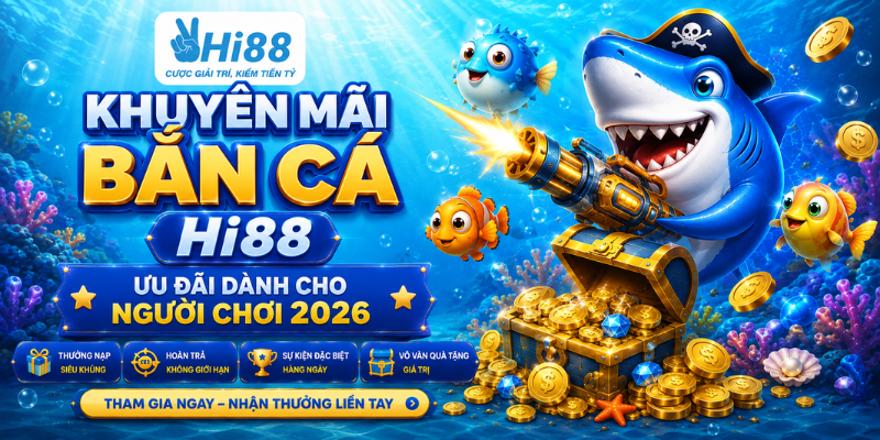 Khuyến mãi bắn cá Hi88 ưu đãi dành cho người chơi 2026