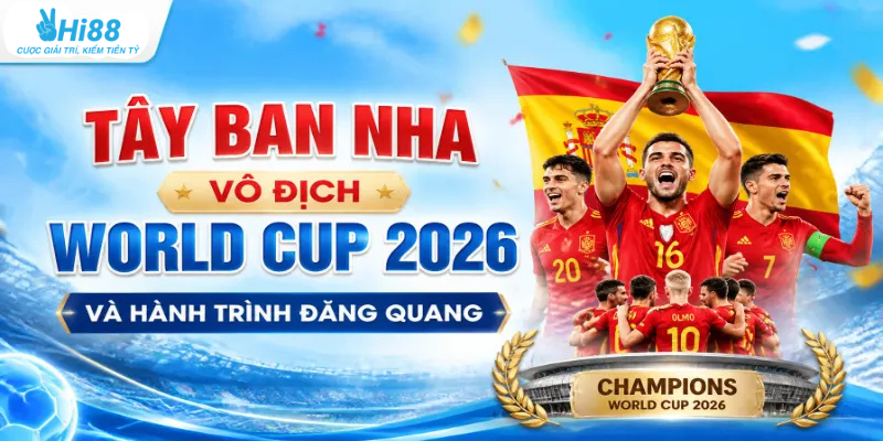 Tây Ban Nha vô địch World Cup 2026 và hành trình đăng quang
